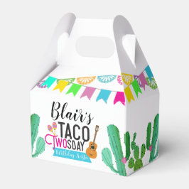 Para Regalos Caja de favores de Taco Twosday