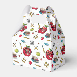 Para Regalos Caja de favores de tema escolar