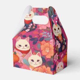 Para Regalos caja de favores de un partido de patrón japonés