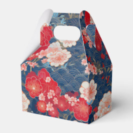 Para Regalos caja de favores de un partido de patrón japonés