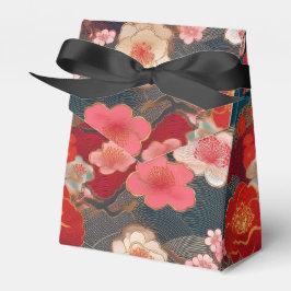 Para Regalos caja de favores de un partido de patrón japonés