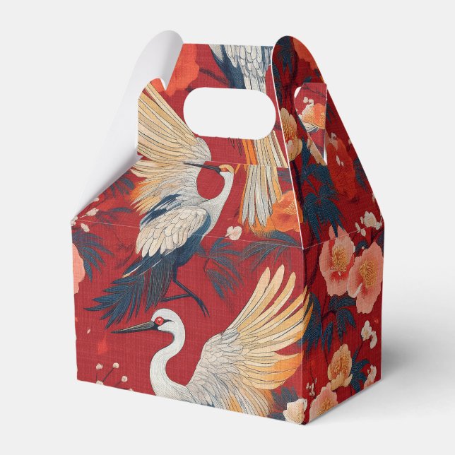 Para Regalos caja de favores de un partido de patrón japonés (Front Side)