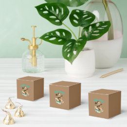 Para Regalos Caja de Favores de Vaquera Costera Rústica Encanto