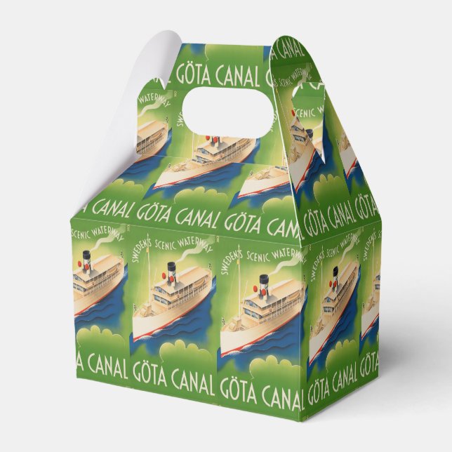 Para Regalos Caja de favores de Viaje de Suecia (Front Side)