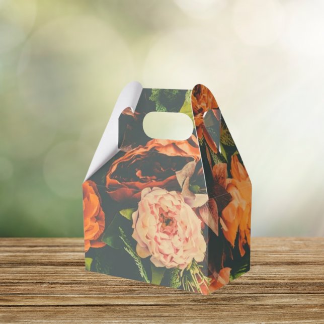 Para Regalos caja de favores del jardín de flores de peony (Subido por el creador)