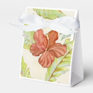 Para Regalos Caja de favores del partido hawaiano Hibiscus