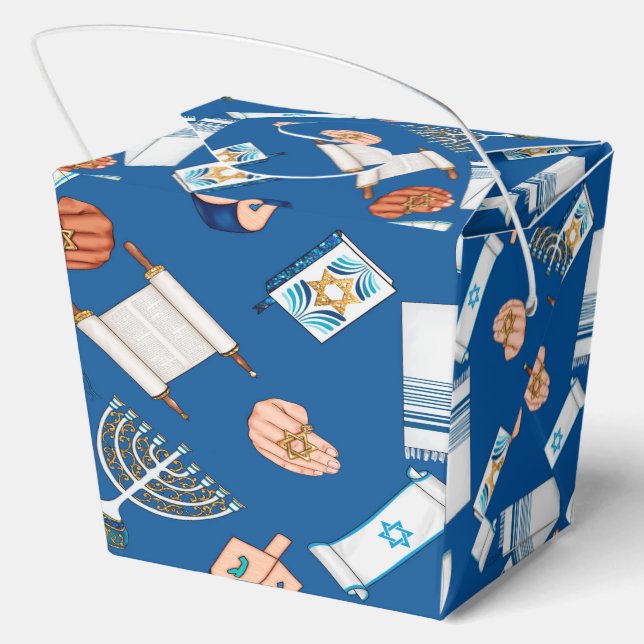 Para Regalos Caja de favores divertidos de Janucá (Reverso )