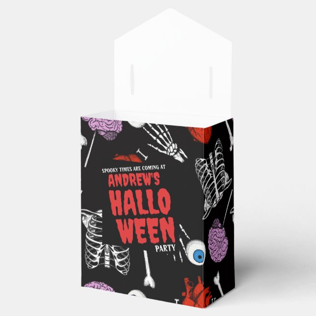 Para Regalos Caja de favores Halloween personalizable - Añade t (Abierto)