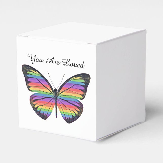 Para Regalos Caja de Favores Mariposa Te Amo (Costado Anverso)