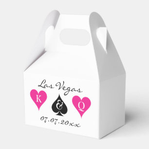 Para Regalos Caja de favores matrimoniales de Las Vegas con tra