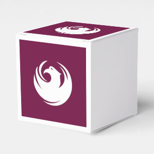 Para Regalos Caja de favores patrióticos con bandera de la ciud