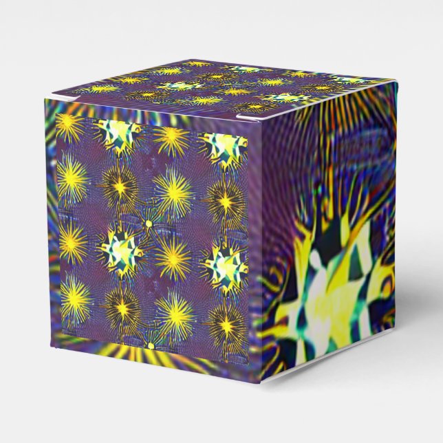 Para Regalos caja de favores Starburst (Costado Anverso)