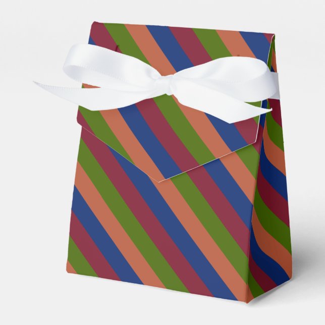 Para Regalos Caja de favores verde de la marina (Front Side)