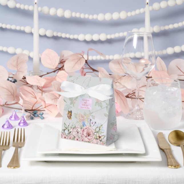 Para Regalos Caja de favoritas de bodas rosadas de Pony Periwin (Boda)