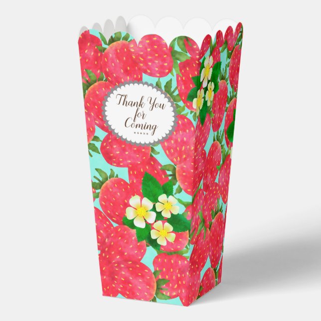 Para Regalos Caja de favoritas de fresa (Anverso)