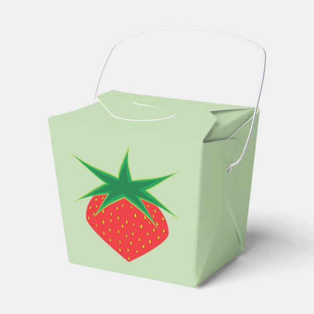 Para Regalos Caja de favoritas de fresa (Front Side)