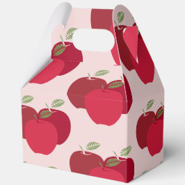 Para Regalos Caja de favoritas de gable del patrón de Apple par