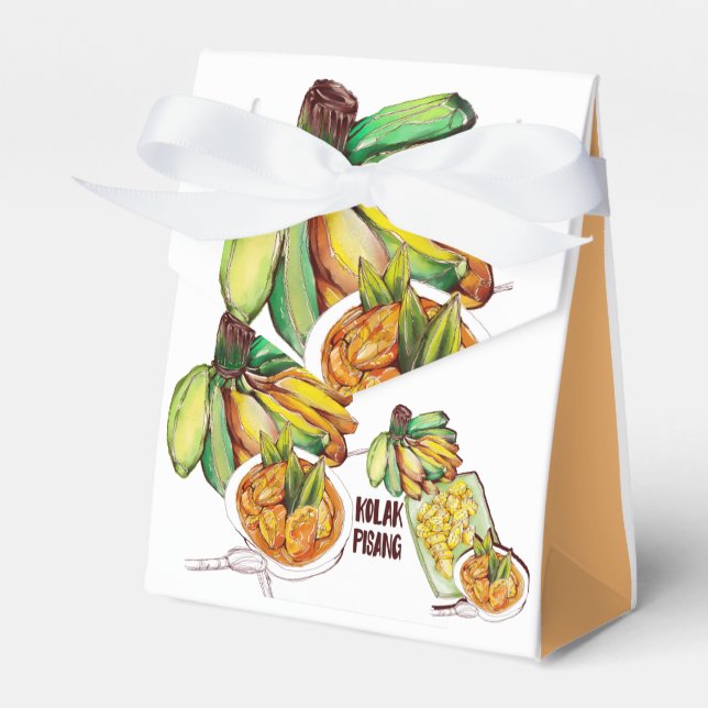 Para Regalos Caja de favoritas de papel, Tienda 3x1.5x3.25 (Front Side)