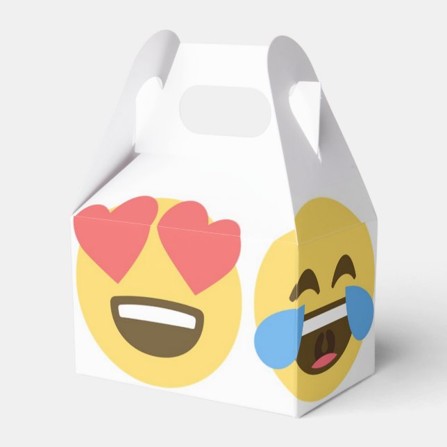 Para Regalos Caja de favoritas de partido de emoji- Caras de Em (Front Side)