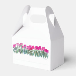 Para Regalos Caja de favoritas rosa de tulipano grueso