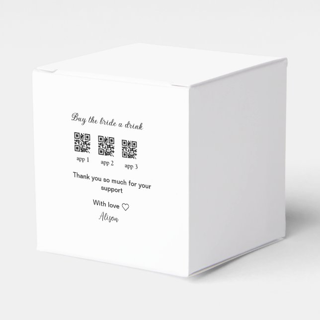 Para Regalos Caja de Favoritos (Costado Anverso)