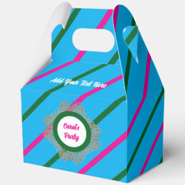 Para Regalos Caja de Favoritos 5 Azul(Rosa Verde) RFPMDesigns 2