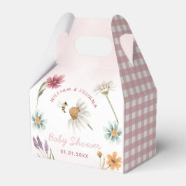 Para Regalos Caja de favoritos Baby Shower de flor silvestre de