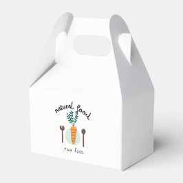 Para Regalos Caja de Favoritos con Logo de Comida Cruda Natural