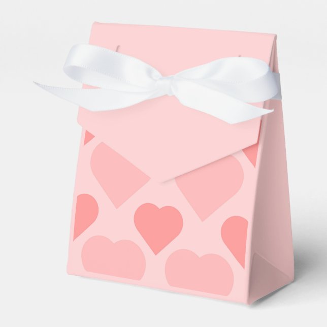 Para Regalos Caja de Favoritos con patrón de pequeños corazones (Front Side)