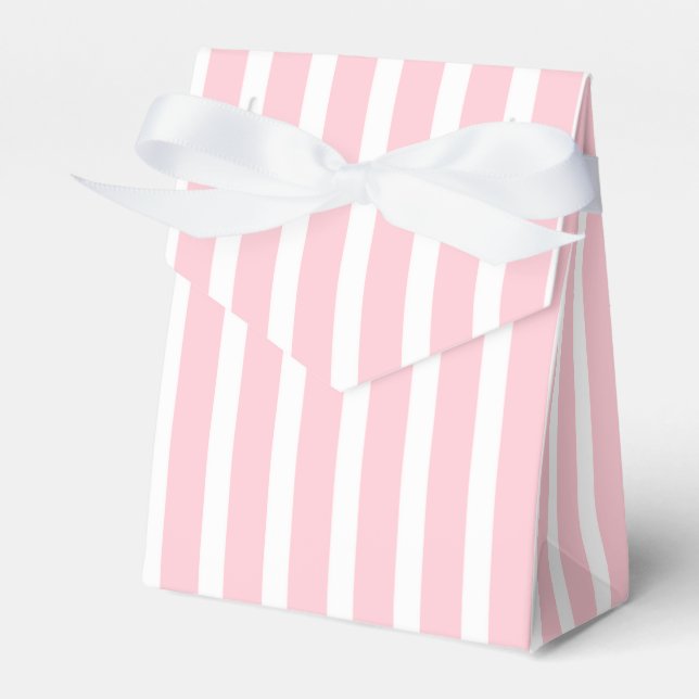 Para Regalos Caja de Favoritos con Rayas Rosas (Front Side)