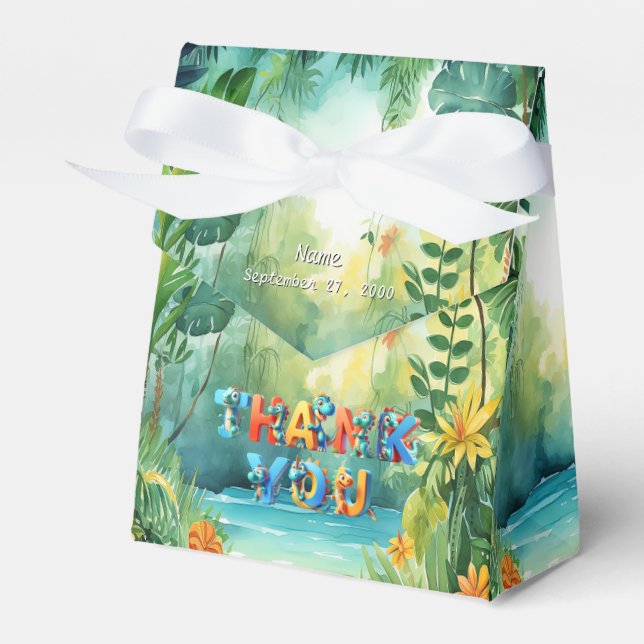 Para Regalos Caja de Favoritos de Dinosaurio Adorable (Front Side)
