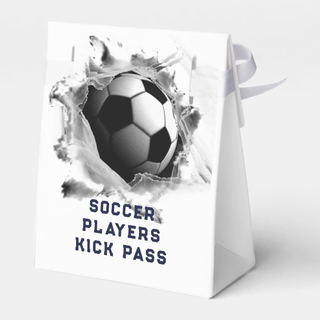 Para Regalos Caja de favoritos de evento deportivo de Fiesta Te (Reverso)