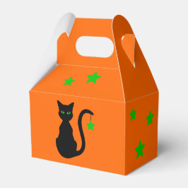 Para Regalos Caja de favoritos de gato negra