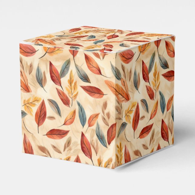 Para Regalos Caja de Favoritos de Hojas de Otoño (Costado Anverso)