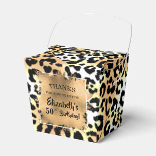 Para Regalos Caja de favoritos de impresión de leopardo