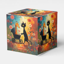 Caja de Favoritos de Jirafa de Gato Adorable