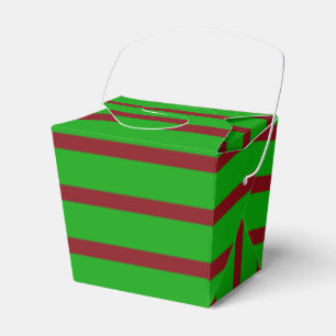 Para Regalos Caja de favoritos de Navidades verdes y rojos