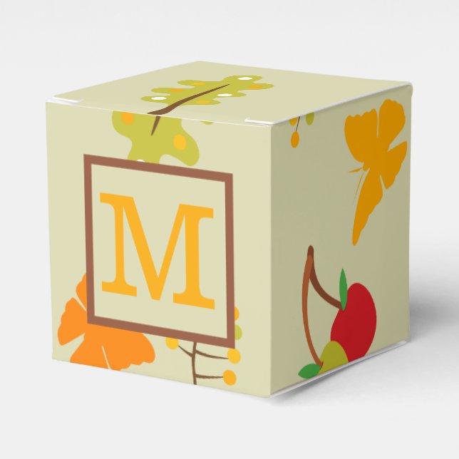 Para Regalos Caja de Favoritos de Otoño Personalizada (Costado Anverso)