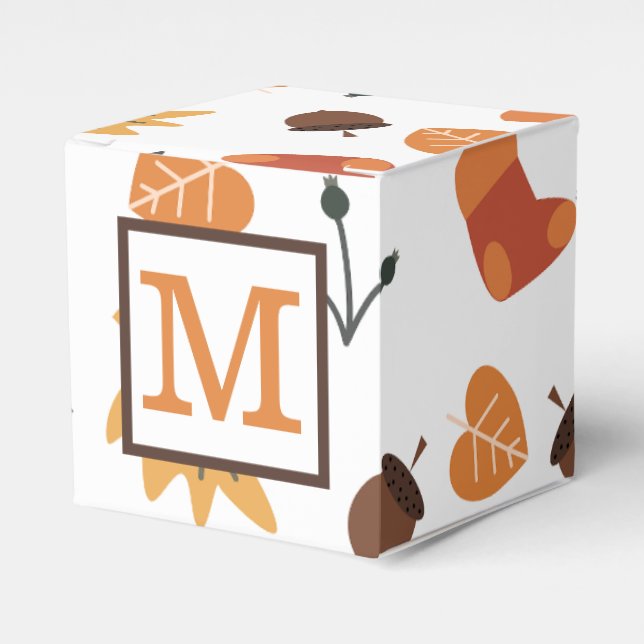 Para Regalos Caja de Favoritos de Otoño Personalizada (Costado Anverso)
