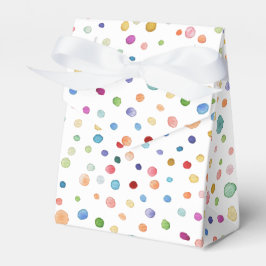 Para Regalos Caja de Favoritos de Puntos de Acuarela de Confeti