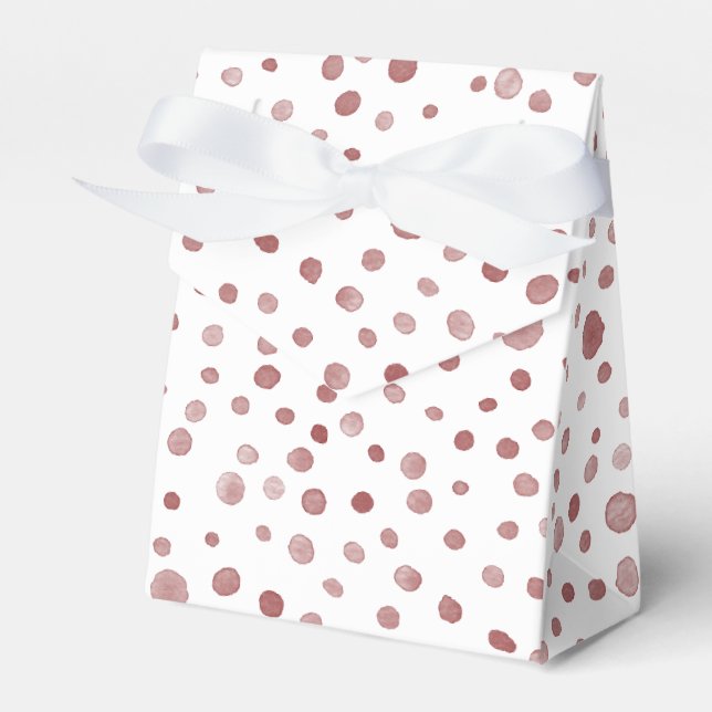 Para Regalos Caja de Favoritos de Puntos de Acuarela Ruby Confe (Front Side)