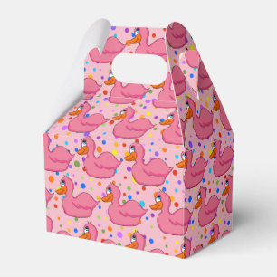 Para Regalos Caja de favoritos del pato rosa