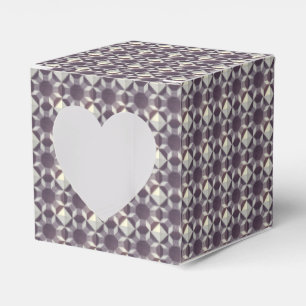 Para Regalos Caja de favoritos - Patrón de pliegues púrpura