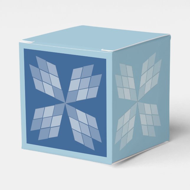 Para Regalos Caja de favoritos - Petales de diamante (Costado Anverso)