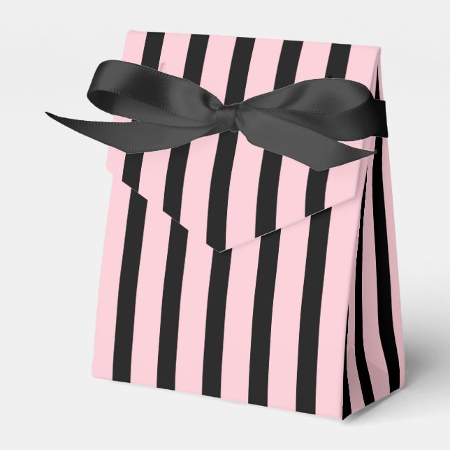 Para Regalos Caja de Favoritos Rosa y Negro (Front Side)