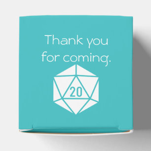 Para Regalos Caja de Favoritos Tabletop Chic en Turquesa