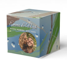 Caja de Favoritos Verde, Marrón y Beige con Pincel