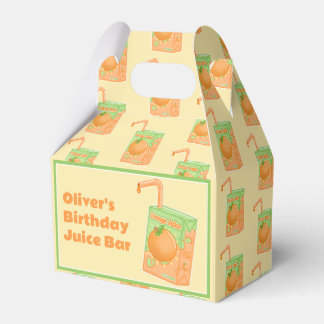 Para Regalos Caja de Jugo de Naranja Fiesta de Cumpleaños