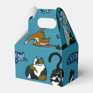 Para Regalos Caja de la esquina del favor del modelo del gato