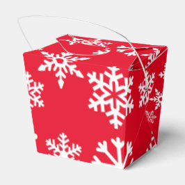 Para Regalos Caja de Navidades de la cookie de Snowflake